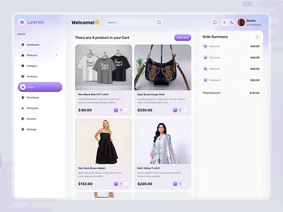 E-Commerce - Order Detail add new order app dashboard design ecommerce filters invoice stats invoices invoicing orders payment saas sclean ui ui uiux web web app