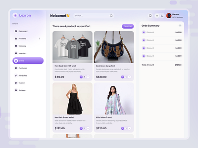 E-Commerce - Order Detail add new order app dashboard design ecommerce filters invoice stats invoices invoicing orders payment saas sclean ui ui uiux web web app