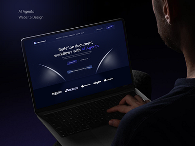 AI-Powered Document Workflow Website UI ai landing page ai website crypto crypto website gaming landing page landing page web3
