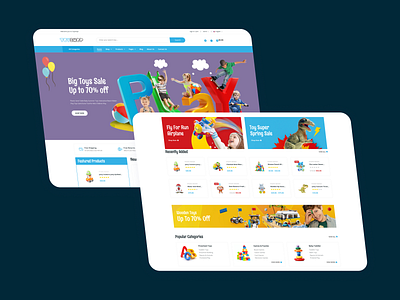 🎈 Toyshop – Playful Shopping for Kids animation branding design graphic design illustration logo motion graphics ui ux vector