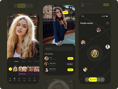 Reelix – Social Media Mobile App Design app application branding instagram ios logo messenger mobile mobile app platform short videos snapchat social app social media app social network streaming app tiktok ui ux video app