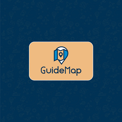GuideMap: Minimal Logo with Nested Location Pins & Open Door brand identity branding design design logo flat graphic design icon illustration location location pin logo logo design logos logotype minimal modern modern logo timeless ui unique