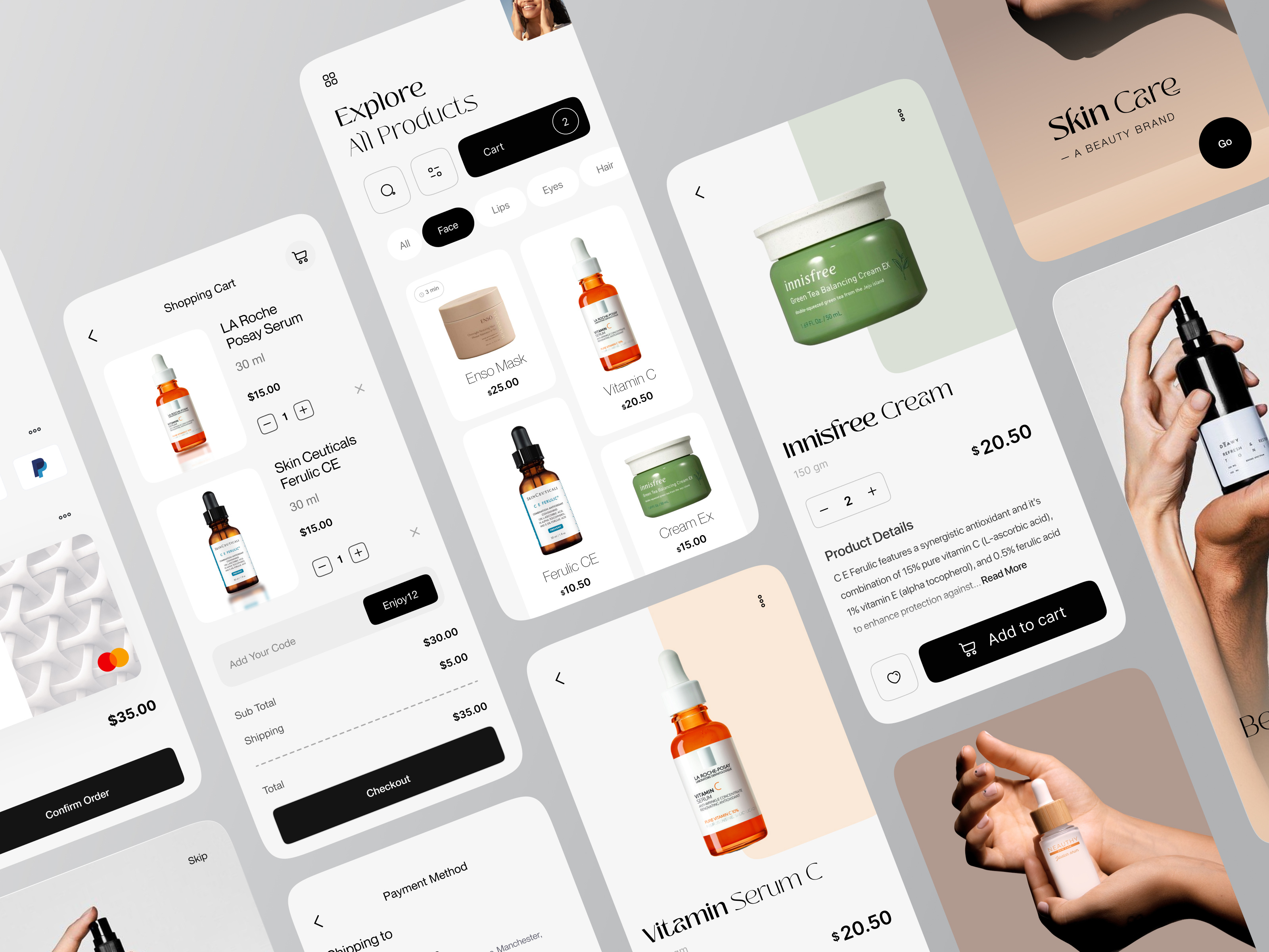 Example of Custom Ecommerce Mobile App Design