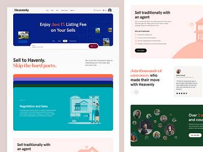 Real Estate Website Design b2b booking website branding design homepage landing page minimal property agency real estate real estate website selling apartment ui ux web website design