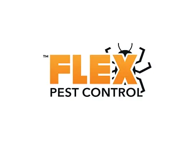 Flex Pest Control Logo Design brand brand identity branding design graphic design home service home services logo logo design pest control pest control branding pest control logo design