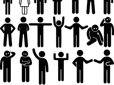 Man Silhouette Vector man silhouette vector