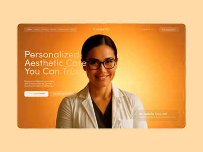 Dermatology Clinic Website beauty beauty therapy cosmetics cosmetology dermatologist dermatology dermatology clinic dermatology consultation facial therapy healthcare healthtech landing page medical website medicine skincare clinic skincare solutions skincare website treatments website design wellness website