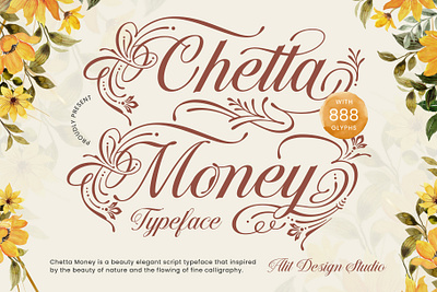 Chetta Money Typeface design font fonts letteing typeface