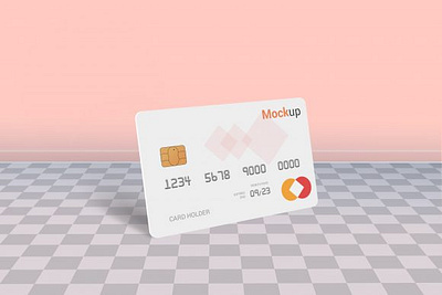 Debit Card Mockup Design Template-2 credit card debit card mockups smart card