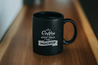 Mug and Cup PSD Mockup Design container drink espresso takeaway