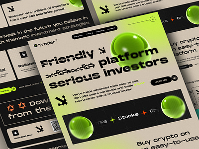 Crypto Trading Website ai trading bitcoin trading blockchain crypto fund crypto landing page crypto trading website crypto website dapp finance trading farm trading platform trading website userinterface web design