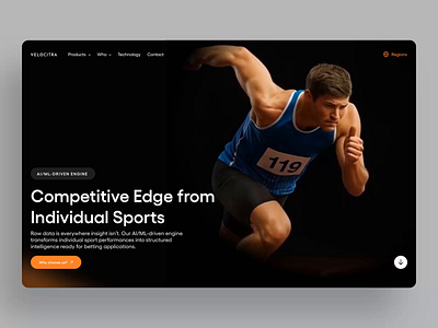 Landing Page Animation animation design landing page minimal motion graphics ui website