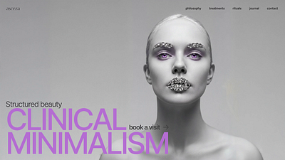 Web Design — Clinical Minimalism minimal ux