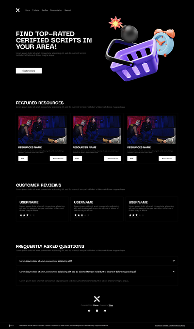 Custom Tebex Design \ UI/UX Design FiveM Shop branding branding web design fivem graphic design logo page shop shop tebex tebex ui ux web