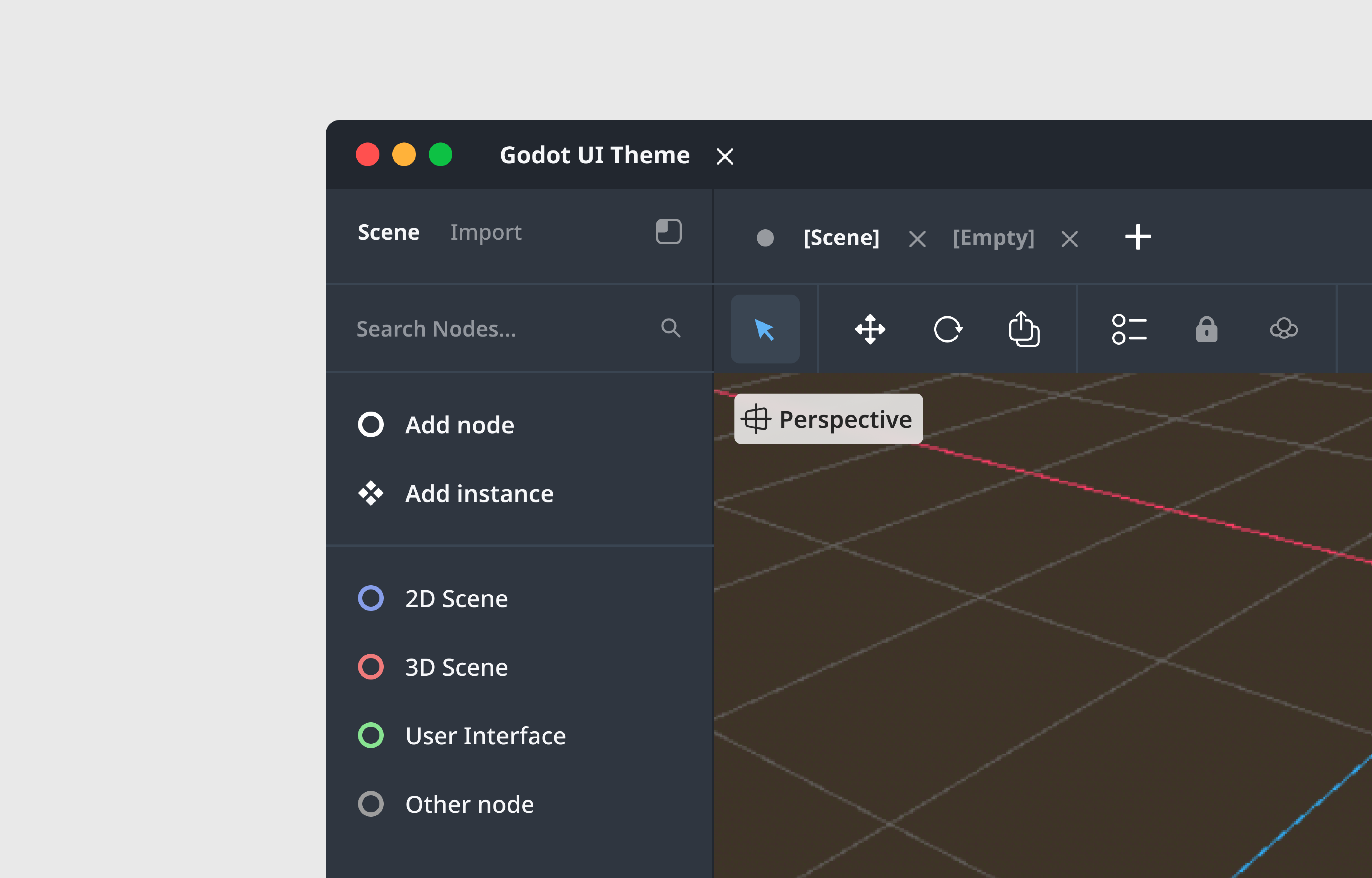 Godot UI Theme desktop figma game game design software godot graphic design software software design ui ui theme