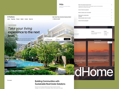 🏡 Find Your Perfect Home Landing Page UI Design branding graphic design logo ui