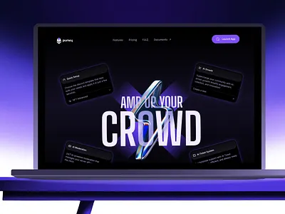 🚀 Punky – AI Agent for Web3 Discord Communities ai ai agent ai agents landing page ai powered website ai uiux crypto website cryptocurrency website dark theme crypto site dark ui dashboarddesign defi web design fintech framer web3 layout futuristic ui graphic design product landing page saas tech startup token launch website web3 design