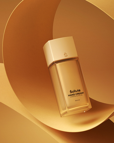 Solivie Hand & Body Cream branding graphic design logo