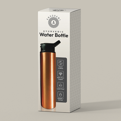 Packaging Design – Angorami Ayurvedic Water Bottle visualbranding