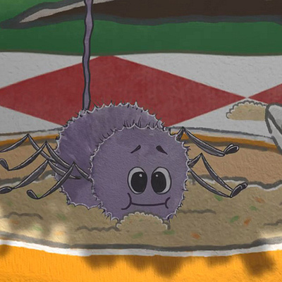 Little Miss Muffet 2d animation animation kids video nursery rhyme youtubekids