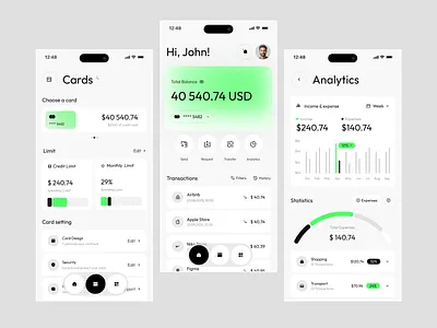 Neobank - Banking Mobile Application app design application banking banking app credit card design financial mobile mobile app mobile design mobile ui ui ux