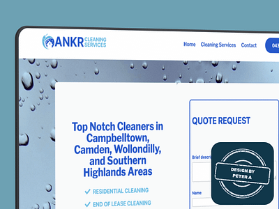 Logo and Website Design for Cleaning Business canva logo design website design wordpress