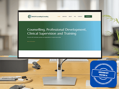 Website Design for Psychology Counselling Business canva counseling service counselling service logo design nsw sydney website design wordpress