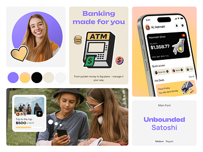 Kashly – Banking Made for the Next Generation banking branding design finance fintech illustration logo mobile mobile app ui ux vibrant