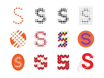 S Lettermak Exploration brand branding clothing design embroidery explorations fashion graphic design graphicdesign letter s lettermark logo logo letter logodesign logos mark s lettermark s logo texture trade mark