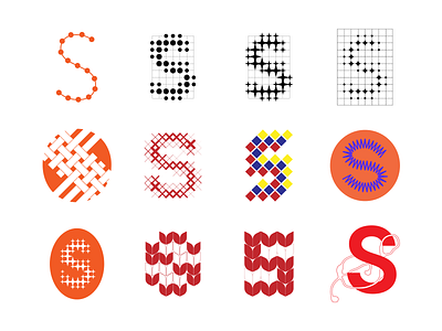 S Lettermak Exploration brand branding clothing design embroidery explorations fashion graphic design graphicdesign letter s lettermark logo logo letter logodesign logos mark s lettermark s logo texture trade mark