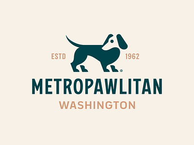 Dog Training animal branding design dog estd geometry graphic design icon illustration logo mark metropawlitan minimalism negative space pet training washington