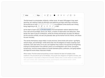 Rich text editor — Untitled UI product design rich text editor text editor text styling ui design user interface wysiwyg