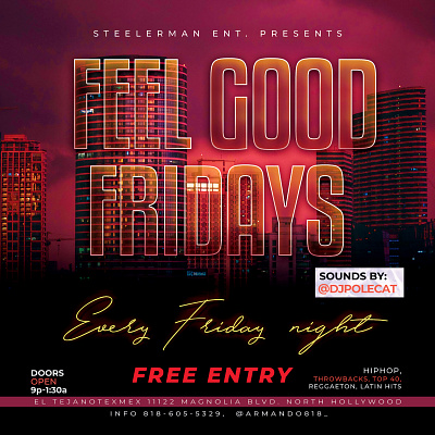 Friday Night by Steelerman Ent. design flyer design friday night flyer graphic design night club flyer party flyer photoshop