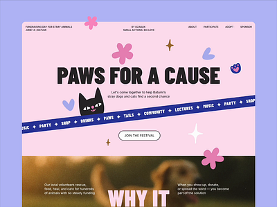Branding & Web Design ✦ Fundraising Festival Website branding business illustrations charity design digital art editorial illustration festival fundraising graphic design illustration landing page landing page design ui ux ui ux ui design web design
