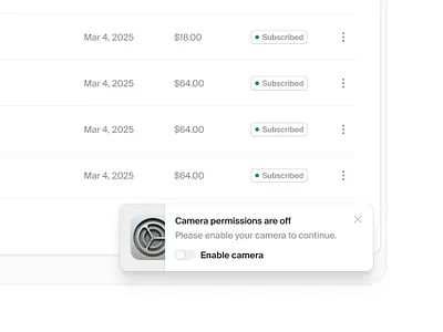App permissions toast — Untitled UI alert confirmation modal product design toast ui design user interface