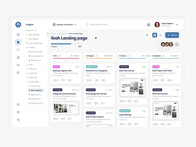 Project Management Dashboard UI Design branding dashboard dashboard design dashboard management dashboard ui design figma like management project project management project management dashboard ui ui dashboard ui design ui8 uiux