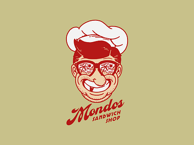 Mondos Sandwich Shop - The Cheff animation apparel design brand design branding character design clothing design drawing graphic design illustration lettering logo mascot merchandise typography vector vintage design vintage illustration vintage mascot