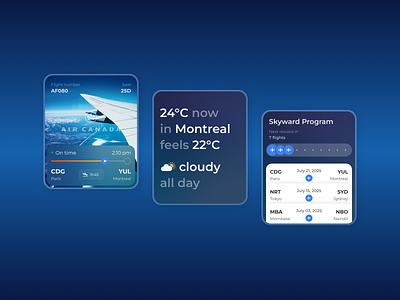 Flight Watch App app branding flight graphic design product design travel ui ux watch webdesign