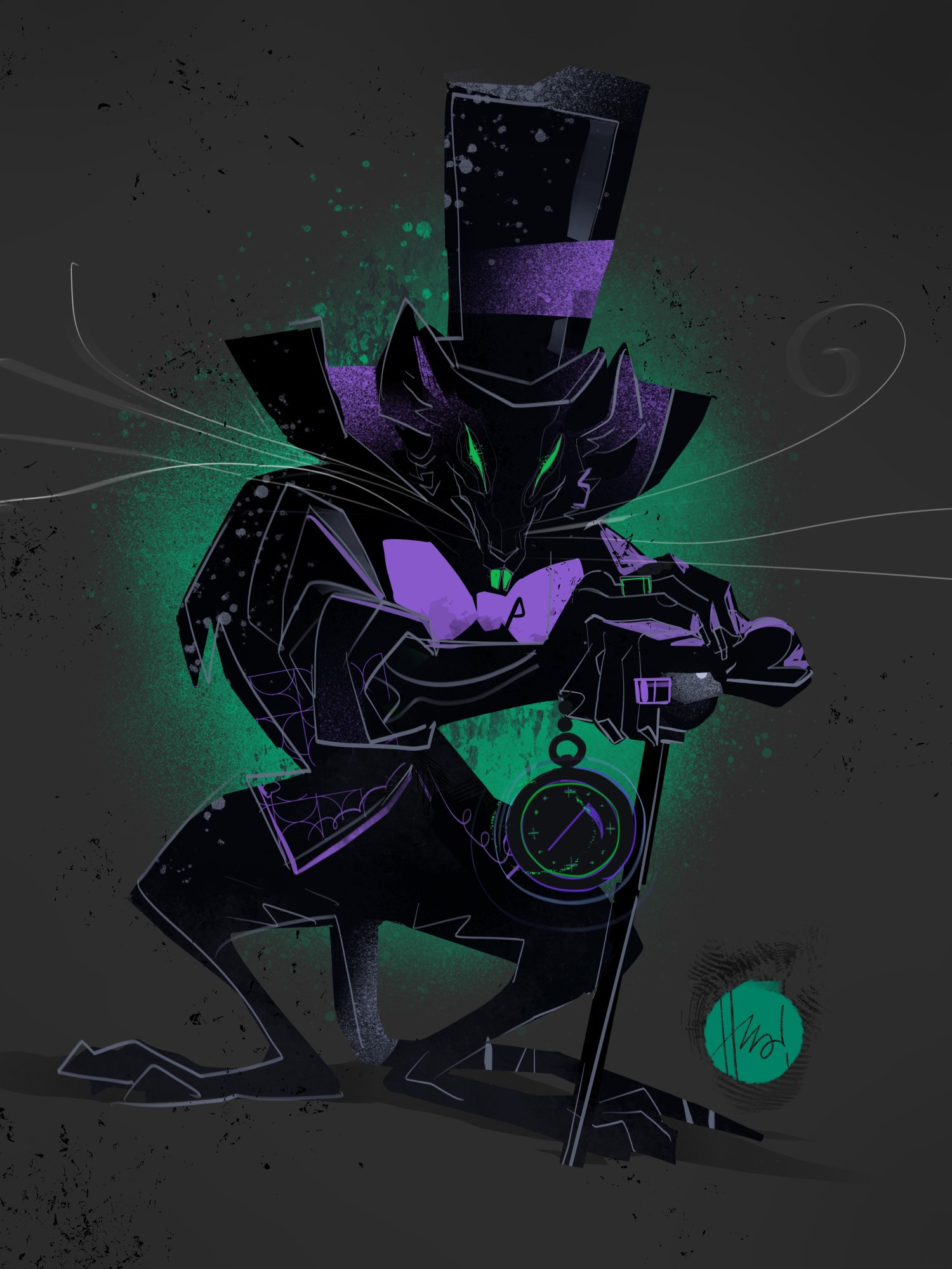 Rip Rat ⏰💀 character design clockwork creepy dark soul drin rat riprat scary