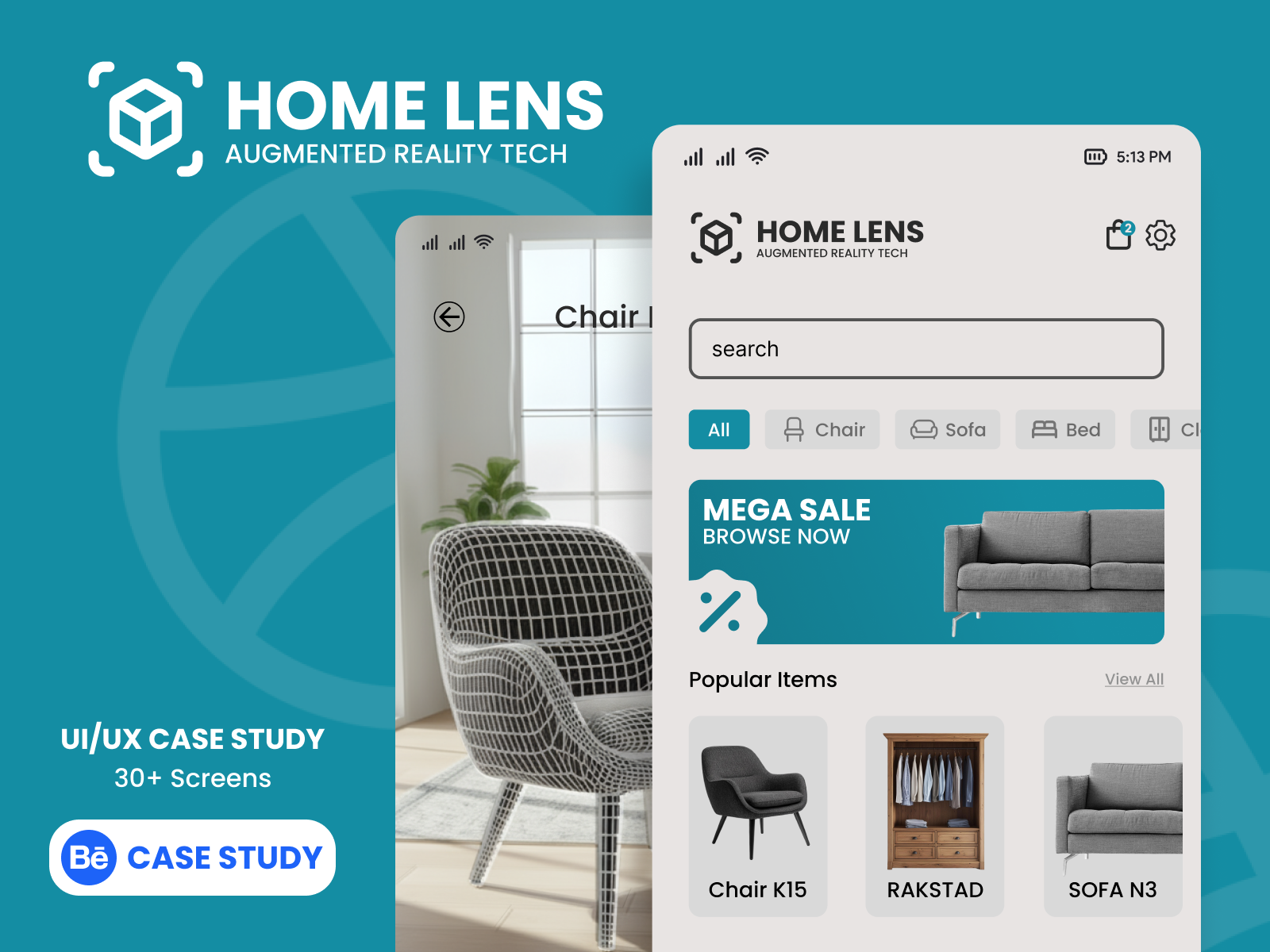 Home Lens - UI/UX Case Study case study prototyping ui ux wireframing