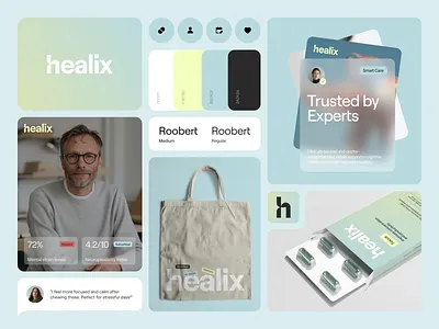 Healthcare Branding bachoodesign branding clean design graphic design healthcare healthcare brand healthcare branding interface logo