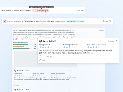 Link — Expert Perspectives badge bars comment comments design label liminal link opinion overview product design publish rating ratings saas sort thread trending ui ux