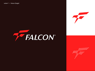 F Letter Falcon Eagle Logo corporate logo. eagle logo eagle logo branding eagle visual f letter logo f logo falcon brand identity falcon logo letter f