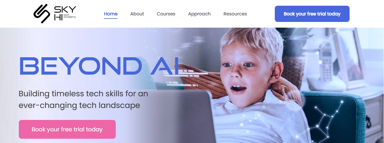 Reinventing SkyHi Tech Academy: From Vision to Results animation branding graphic design logo motion graphics ui