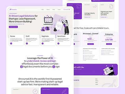 AI for Legal Documents ai design documents figma legal logo logo design ui ui design ux web website website design