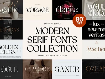 Modern Serif Fonts Bundle brand identity branding design font font bundle free free font graphic design illustration logo logo type logos sans serif serif font type type design typeface typography ui