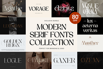 Modern Serif Fonts Bundle brand identity branding design font font bundle free free font graphic design illustration logo logo type logos sans serif serif font type type design typeface typography ui