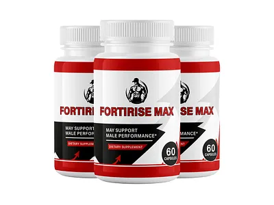 FORTIRISE MAX – Male Performance Supplement Label brandidentity branding design designinspiration graphic design graphicdesign male performance packaging design product label supplement label