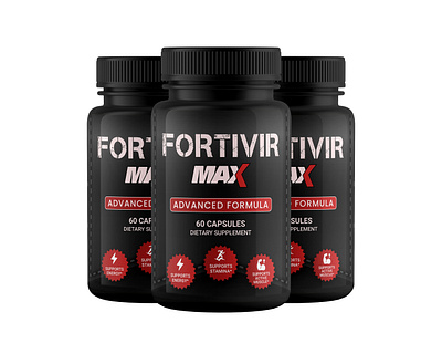 FORTIVIR MAX – Advanced Supplement Label Design brandidentity branding capsule packaging design designinspiration dietary supplement energy support graphic design graphicdesign health product design illustration packaging design supplement label