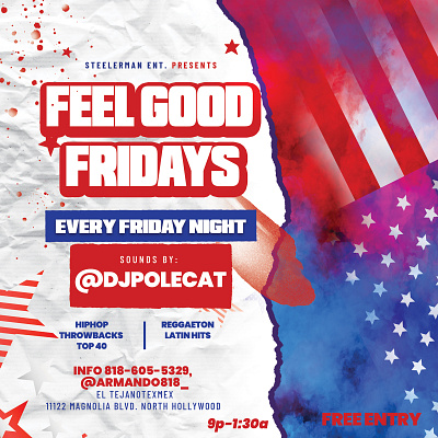 4th of July Steelerman Ent. 4th of july design flyer design friday night flyer graphic design night club flyer party flyer photoshop